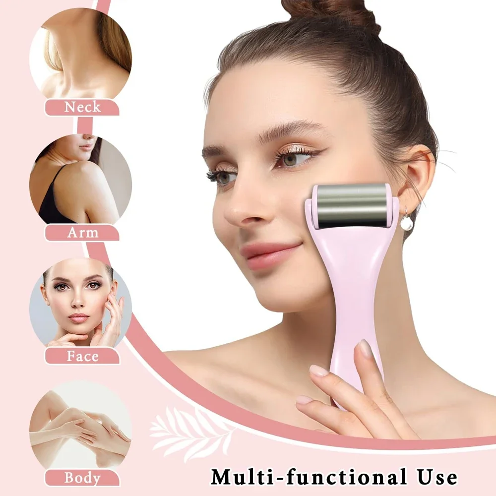 Skincare Routine - Stainless Steel Facial Massage Wand, Smooth