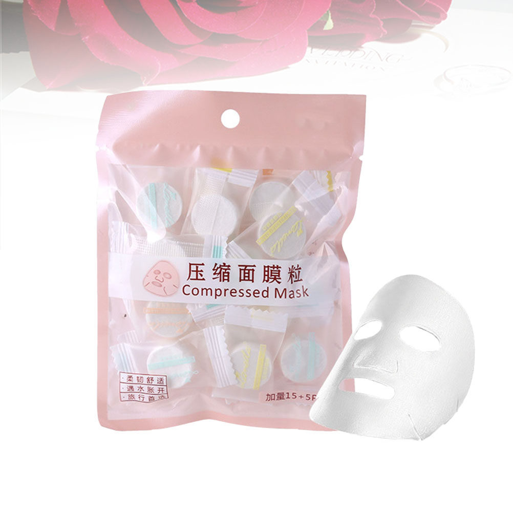 20Pcs Compressed Nonwoven Face - огляд і ціна Skincare Natur E