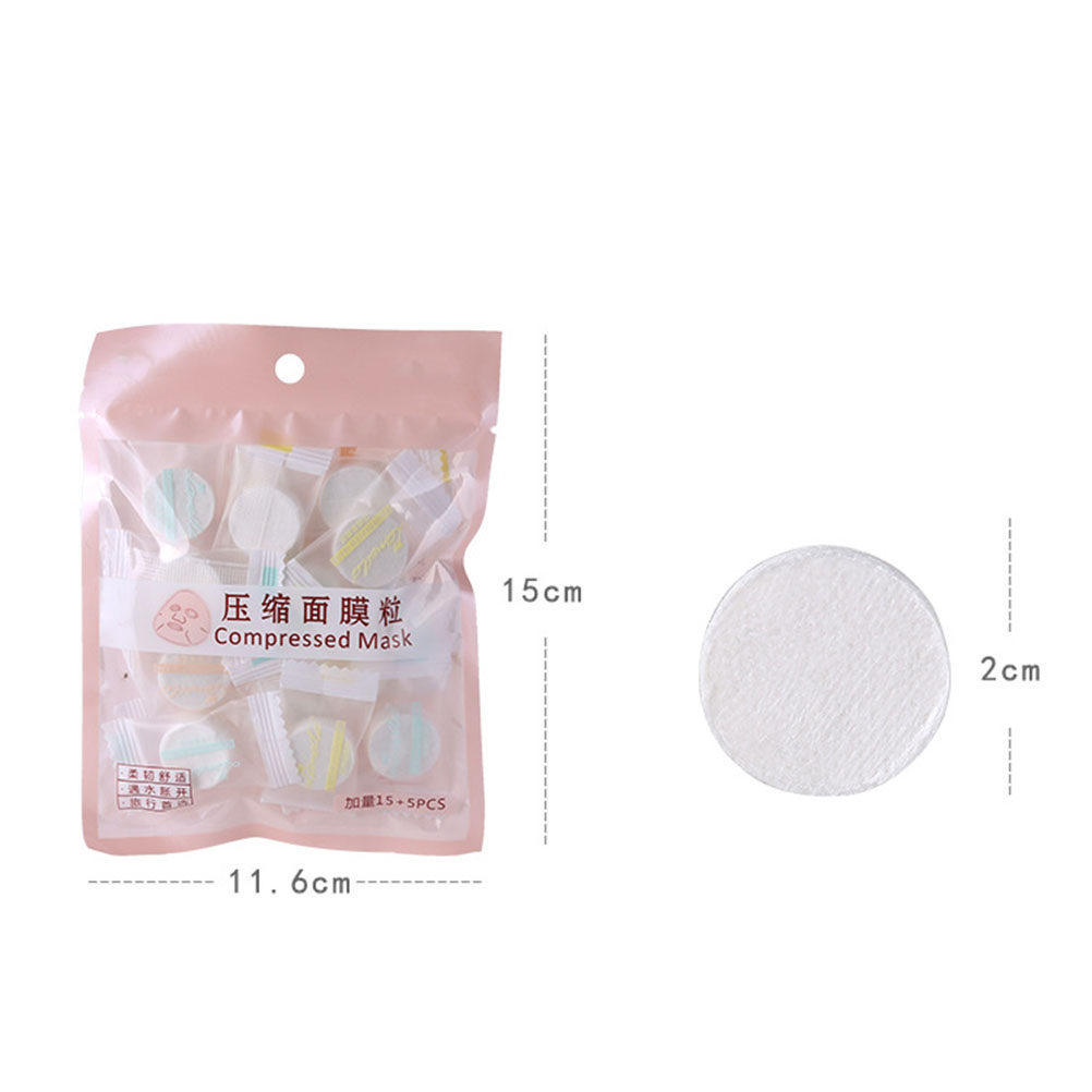 20Pcs Compressed Nonwoven Face - огляд і ціна Skincare Natur E