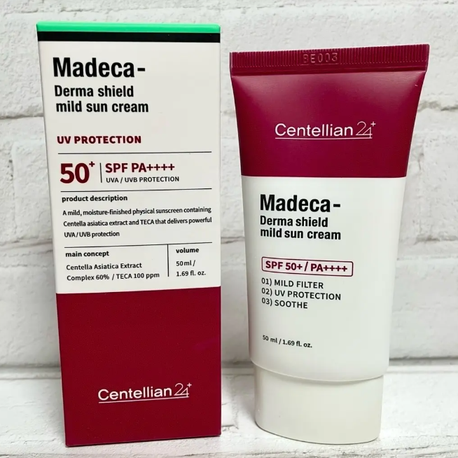 UVA/UVB Protection SPF 50+ PA+ - огляд і ціна Skincare Centella