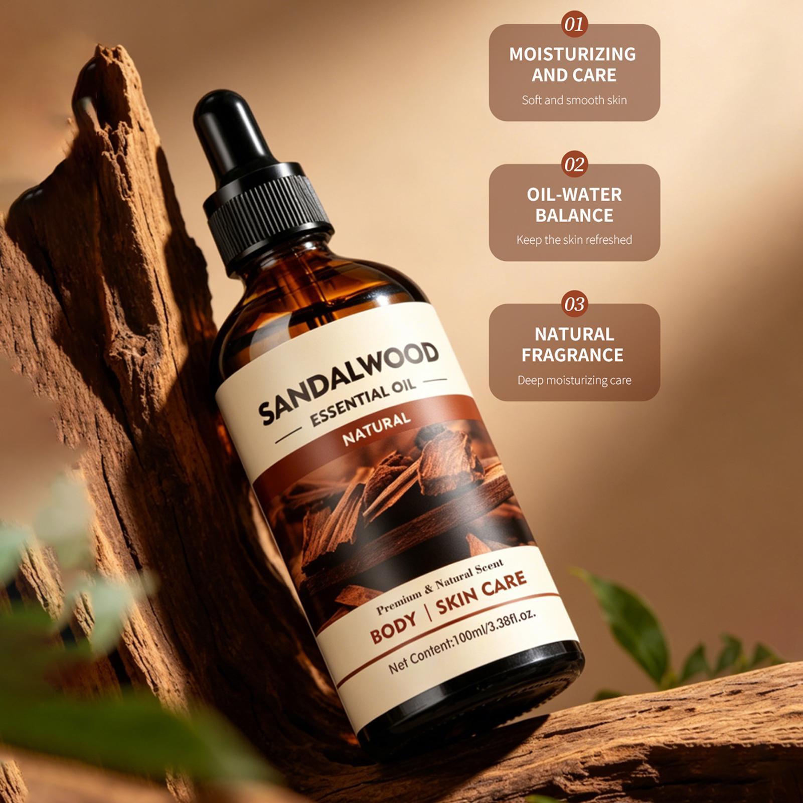 Sandalwood Fragrance Oil 100ml - огляд і ціна Skincare Natur E