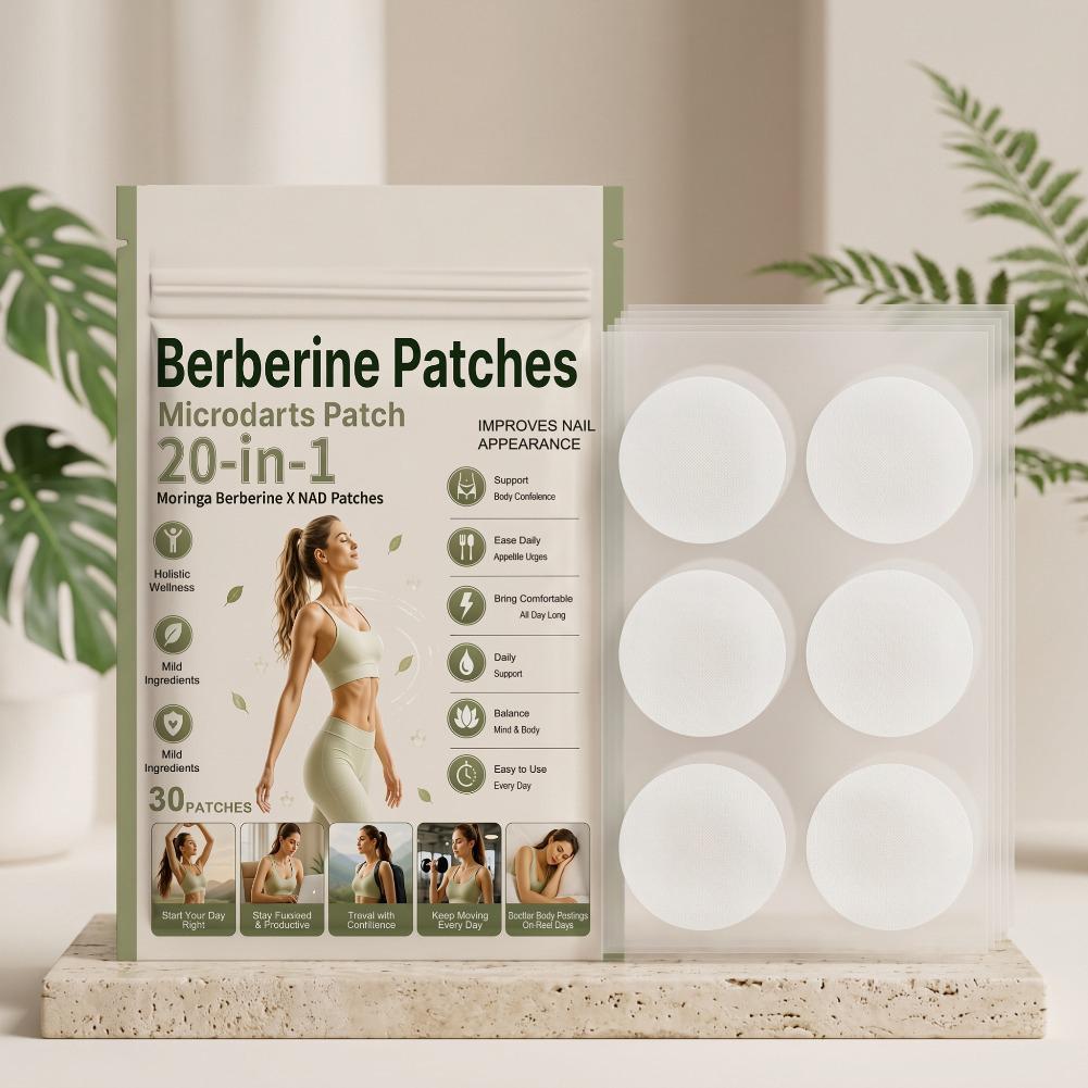 Berberine Moringa NAD Patches  - огляд і ціна Skincare Routine
